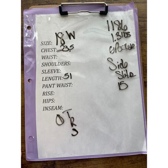 VTG Caroline Blue Plus Womens 18W Embroidery Blue Jean Sleeveless Slit Dress - Picture 8 of 8